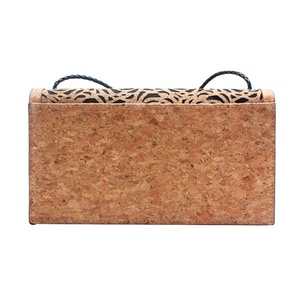 Nice Handbags Korean Handbags Ladies Bags Vegan Cork Clutch Bag Cork Fiber Crossbody Bag for Women - Product Image 4