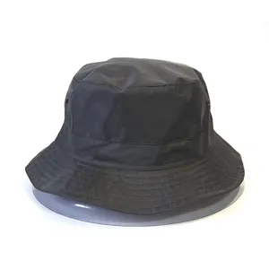 waterproof nylon bucket rain hat plain for men fisherman hat