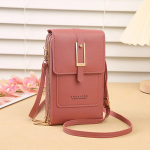 Nouvelle tendance : sacoche transparente pour téléphone à écran tactile, sac bandoulière simple, petit sac pour téléphone, sac à monnaie pour femme, design vertical - Product Image 6