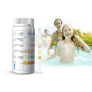 Échantillon gratuit Facile à lire Facile à utiliser Bandelettes de test 7-en-1 pour piscine/spa/bain à remous Kit de test de la qualité de l'eau de piscine - Product Image 2