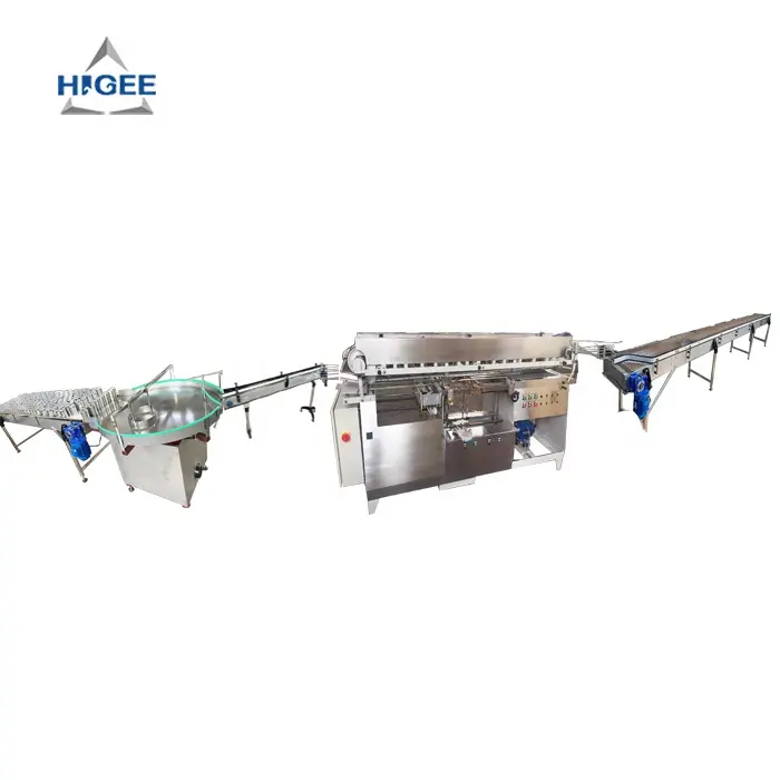 Horizontal corned beef canned hot melt glue labeling machine for canned pork meat canned meatloaf wet glue labeling machine