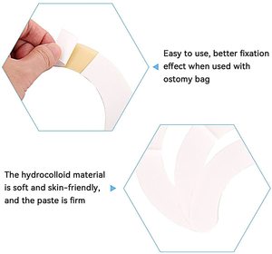 Steadlive-tiras de barrera para sellado de colostomia, bolsa de estoma resistente al agua, hidrocoloide, extensor de <span class=keywords><strong>piel</strong></span> - Product Image 5
