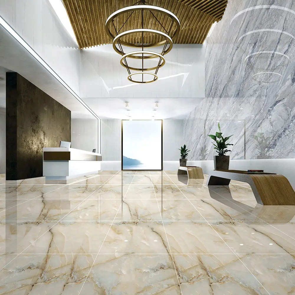 Porcelain 60x60 granite gold vein white marble best bathroom floor tile price list