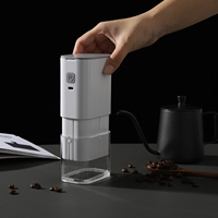 Nouvelles outreilles à café portables pour le voyage et le pique-nique, moulin à café électrique rechargeable avec meule en céramique