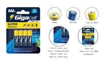Batterie alcaline de taille AAA LR03 à prix Offres Spéciales bon marché pour les produits électroniques grand public
