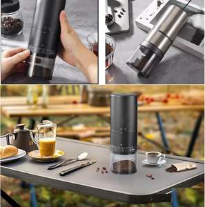 Nouvelle machine à café sans fil à 38 niveaux de réglage, rechargeable par USB, moulin à café électrique portable pour expresso - Product Image 4