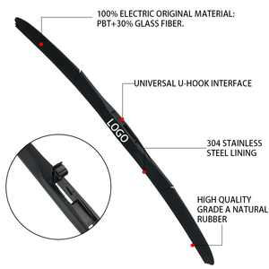 Limpiaparabrisas Kction de acero inoxidable híbrido de calidad superior Universal para coches limpiaparabrisas híbrido - Product Image 6