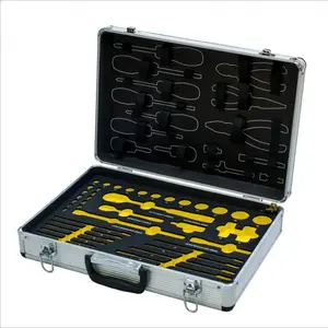 Custom laser die cut carbon fibre EVA foam and EPE foam cardboard tool box packaging case insert foam