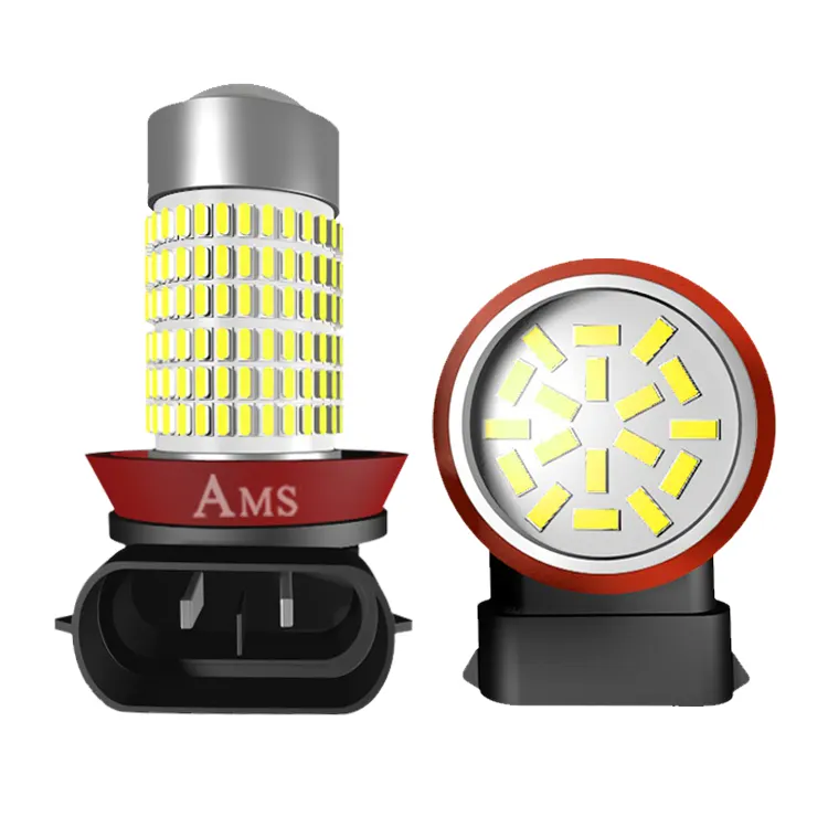 AMS Auto Lighting System 3014 144 LED faro H8 H9 H11 faros de coche todo en un kit de luz antiniebla