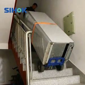 Beban Berat Portabel Cina 250Kg Kargo Anak Tangga Pendaki Tangan Elektrik Motor Troli Listrik Tugas Berat <span class=keywords><strong>Dolly</strong></span> Transport - Product Image 6