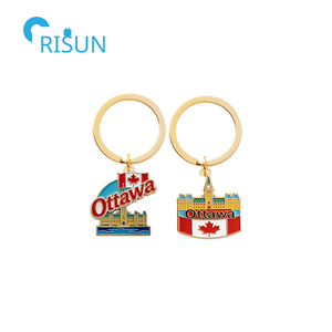Cadeaux souvenirs de <span class=keywords><strong>voyage</strong></span> personnalisés <span class=keywords><strong>Canada</strong></span> Drapeau canadien Ontario Ottawa Llavero Porte-clés Anneau porte-clés Porte-clés personnalisé Ottawa - Product Image 3
