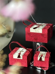 Hộp quà tặng quyến rũ cổ điển có tính năng đóng cửa trang trí công phu và tua Chảy-cho lễ hội và quà tặng có ý nghĩa - Product Image 2