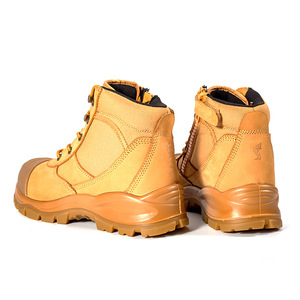 <span class=keywords><strong>Scarpe</strong></span> Antinfortunistiche da <span class=keywords><strong>Uomo</strong></span> 2026 con Punta in Acciaio, Tomaia in Vera Pelle Bovina e Soletta in PVC, Stivali Protettivi da Lavoro per Miniera - Product Image 2