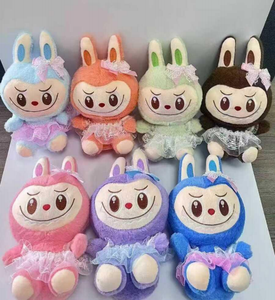 Peluche princesse orientale de 26 cm, lapin bleu, poupée douce pour enfants de 2 à 4 ans, unisexe - Product Image 3