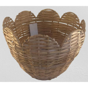 Panier de rangement en fer et en rotin de style rural, simple, polyvalent, de qualité supérieure, prix de gros - Product Image 2