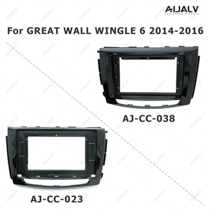 GREAT WALL WINGLE 6 2014-2016 Lecteur <span class=keywords><strong>DVD</strong></span> 10 pouces Installation Kit de montage sur tableau de bord Garniture de tableau de bord Plaque frontale Couverture audio Android - Product Image 2