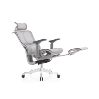 Chaise pivotante ergonomique de luxe, robuste, avec porte-vêtements, hauteur réglable, accoudoirs 3D, tissu en maille, bon prix