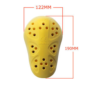 Veste de sécurité sportive de <span class=keywords><strong>protection</strong></span> de <span class=keywords><strong>niveau</strong></span> <span class=keywords><strong>2</strong></span> CE, souple, respirante, jaune, en PU à mémoire de forme, légère, avec inserts en mousse amovibles - Product Image 2