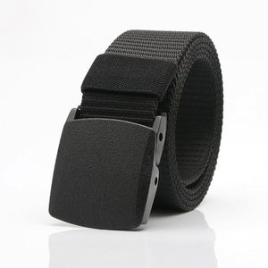 Ceinture en toile élastique avec boucle personnalisée, style décontracté, pour hommes et femmes - Product Image 5