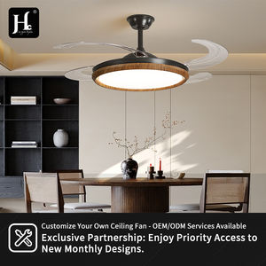 Ventilador de Techo, Color Madera de Nogal, Estilo Medieval, Silencioso, Protección Ocular, para Comedor, Dormitorio y Sala de Estar - Product Image 6