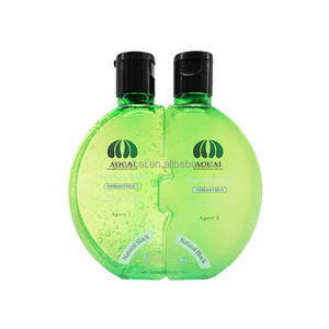 OEM fabbrica senza <span class=keywords><strong>ammoniaca</strong></span> permanente 3 in 1 colorante per capelli colore nero tinture per capelli Shampoo 100ml * 2 - Product Image 1