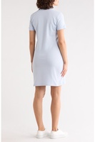 Robe Polo en Coton à Manches Courtes pour Femme, Design Personnalisé en Gros, Robes Décontractées pour Femmes