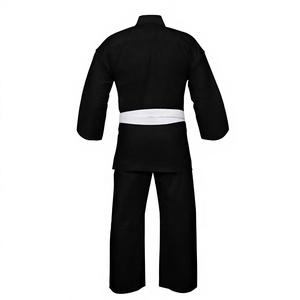Kimono de Jiu-Jitsu 100% Coton Extensible Léger et Résistant Coupe Classique Teint Uni Unisexe Adulte Vêtement d'Arts Martiaux - Product Image 6