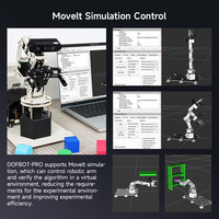 DOFBOT Pro AI Model Besar Lengan Robot Visi 3D 6DOF untuk Jetson NANO 4GB Orin NANO Orin NX SUPER