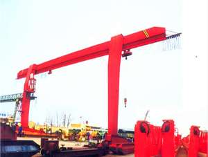 Grue à portique à poutre simple avec fonctions de sécurité avancées, capacité de levage de 15 tonnes, support de moteur, manutention fiable - Product Image 4