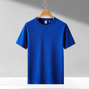 Venta al por mayor de camisetas de Algodón 100% con logotipo personalizado para hombre, camisetas casuales lisas para hombre en blanco - Product Image 4