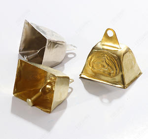 Campanaccio Quadrato Dorato Natalizio - Product Image 6