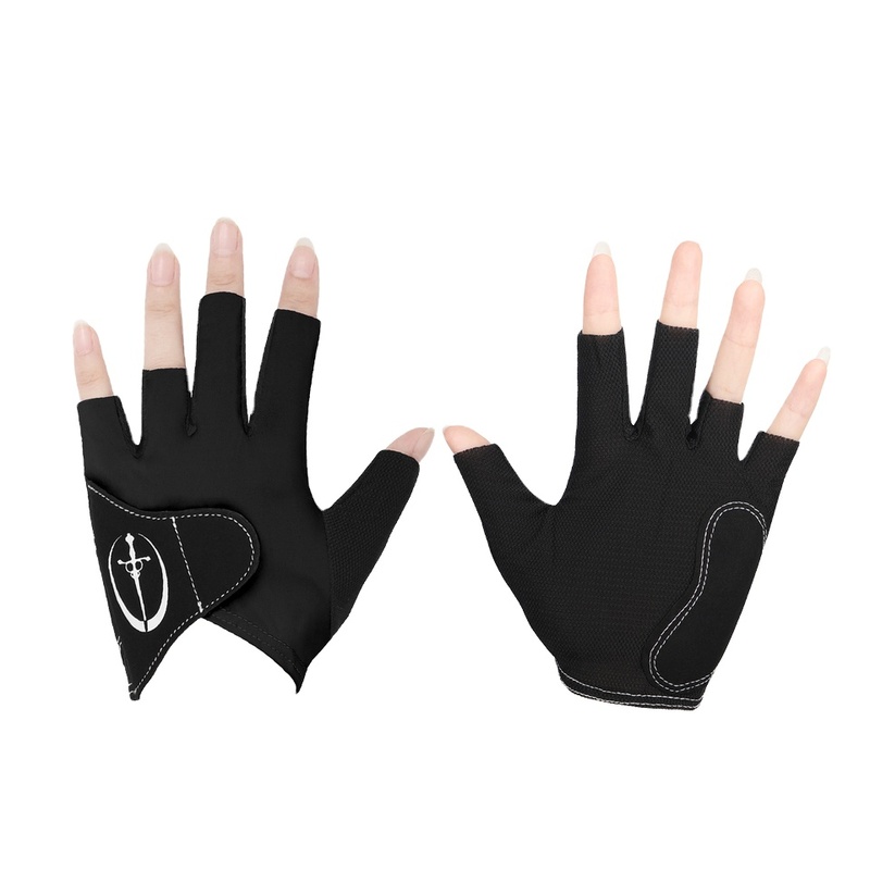 Personalized Half Finger Gloves Billiard Gloves