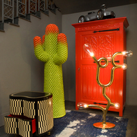 Sculpture de cactus en fibre de verre pour la décoration de la maison et du jardin, sculpture de cactus à vendre