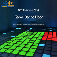 Pista de Baile Interactiva con Luces LED RGB Sensibles a la Presión, con Iluminación Regulable de Alto CRI 95 para Fiestas, Bares y Salas de Juegos