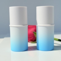 Bálsamo Labial Redondo de Lujo, Tubo de Brillo Labial Personalizado con Acabado de Serigrafía/Impresión UV, Envase para Barra Correctora