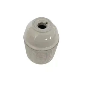 Cheap white screw type recessed bulb holder with motion sensor night light socket