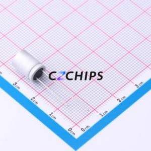 Condensador Sólido HS1E337M0811PC, Componente de Orificio Pasante (THT), D8xL11.5mm 330uF 20% 25V 3.5mm - Product Image 2