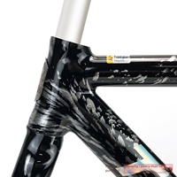 Cadre de vélo à pignon fixe en alliage d'aluminium authentique Tsunami TSUNAMI Speedani SNM100 pour vélo de route 700C, léger et haute résistance