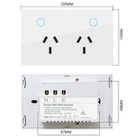 Interruptor inteligente SAA Australia, punto de alimentación con USB tipo C, interruptor de pared, compatible con Wifi/Zigbee/Homekit/Tuya, aplicación Smart Home