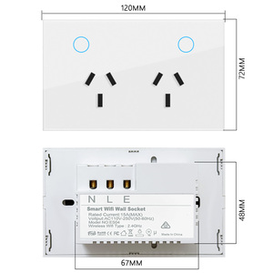 Interruptor inteligente SAA Australia, punto de alimentación con USB tipo C, interruptor de pared, compatible con <span class=keywords><strong>Wifi</strong></span>/Zigbee/Homekit/Tuya, aplicación Smart Home - Product Image 6