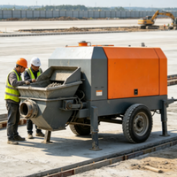 Pompe à béton électrique de nouvelle conception, pompe à béton électrique pour projets de construction souterraine