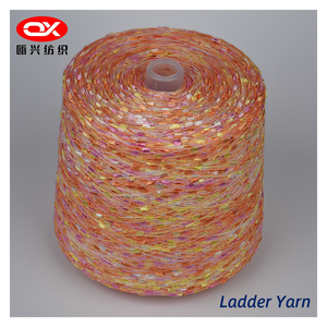 Filato fantasia a scala | Filato di tessitura in poliestere 100% | Ad alta resistenza per maglieria/uncinetto/artigianato fai da te | 1000KG MOQ fabbrica diretta - Product Image 3