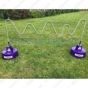 कस्टम डिय विशाल इलेक्ट्रिक मनोरंजन पार्क टाइमर संवादात्मक चुनौती प्रतिक्रिया तालिका शीर्ष माज़ तार तार स्थिर हाथ खेल मशीन - Product Image 5