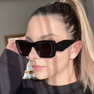 ADE WU STY3969 STY4409D Retro Pink Cat Eye Sun Óculos Mulheres Vintage Colorido Irregular Arms Sunglasses - Product Image 1