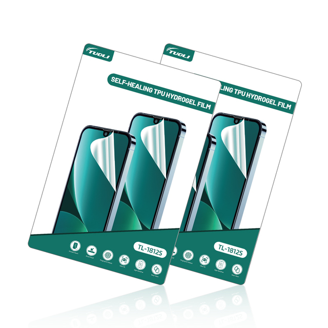 Custom Logo Wholesale HD Hydrogel Film Self Healing TPU Soft Hardness Auto Repair Screen Protector for Used Phone Reseller