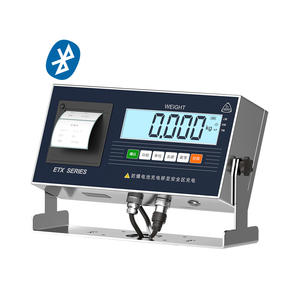 Indicador Digital de Pesagem em Aço Inoxidável com Display LCD Opcional RS232 para Indústrias Químicas - Product Image 1