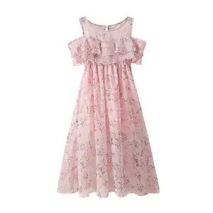Fornitore della cina ragazze moda bambini abiti estate a buon mercato fiore ragazza vestito per i vestiti dei bambini Online