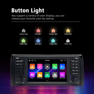 Inalámbrico 7 pulgadas <span class=keywords><strong>Android</strong></span> Auto Car Radio GPS navegación Carplay MP3 reproductor Multimedia para BMW E39/E38/X5 E53/M5 1995-2003 TV - Product Image 3