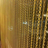 Rideau en maille tissée soudée en acier inoxydable avec maille décorative, anti-corrosion et services de cintrage/découpe