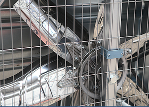 Ventilador Industrial de Gran Tamaño y Alta Resistencia de 1380 mm y 1530 mm, Tipo Extracción, Accionado por Correa, para Invernadero, Diseñado para Extracción de Aire de Alto Volumen - Product Image 6